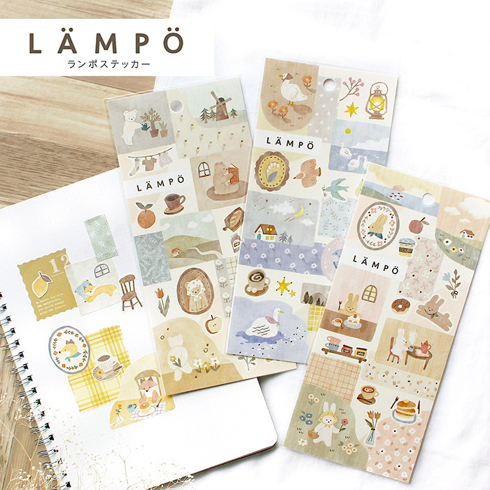 Mind Wave Sticker－Lampo Series (Japanese Stationery Brand)