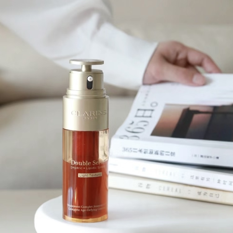 美容液 CLARINS Double Serum 50ml Light Texture Clarins Double Serum Light Texture - Complete Age Control