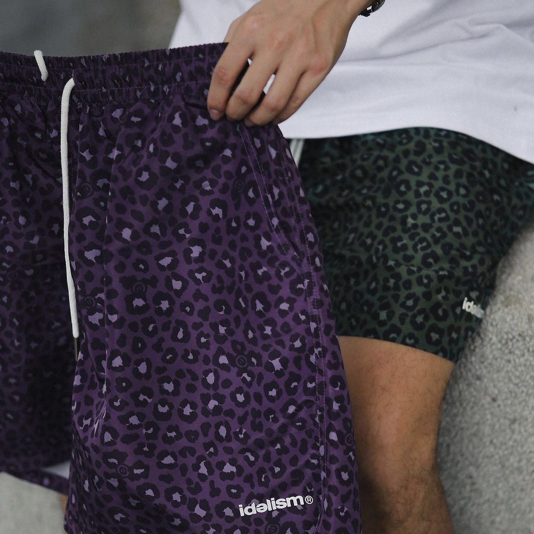IDEALISM IDE Leopard Print Shorts 短褲 豹紋 抽繩 二色