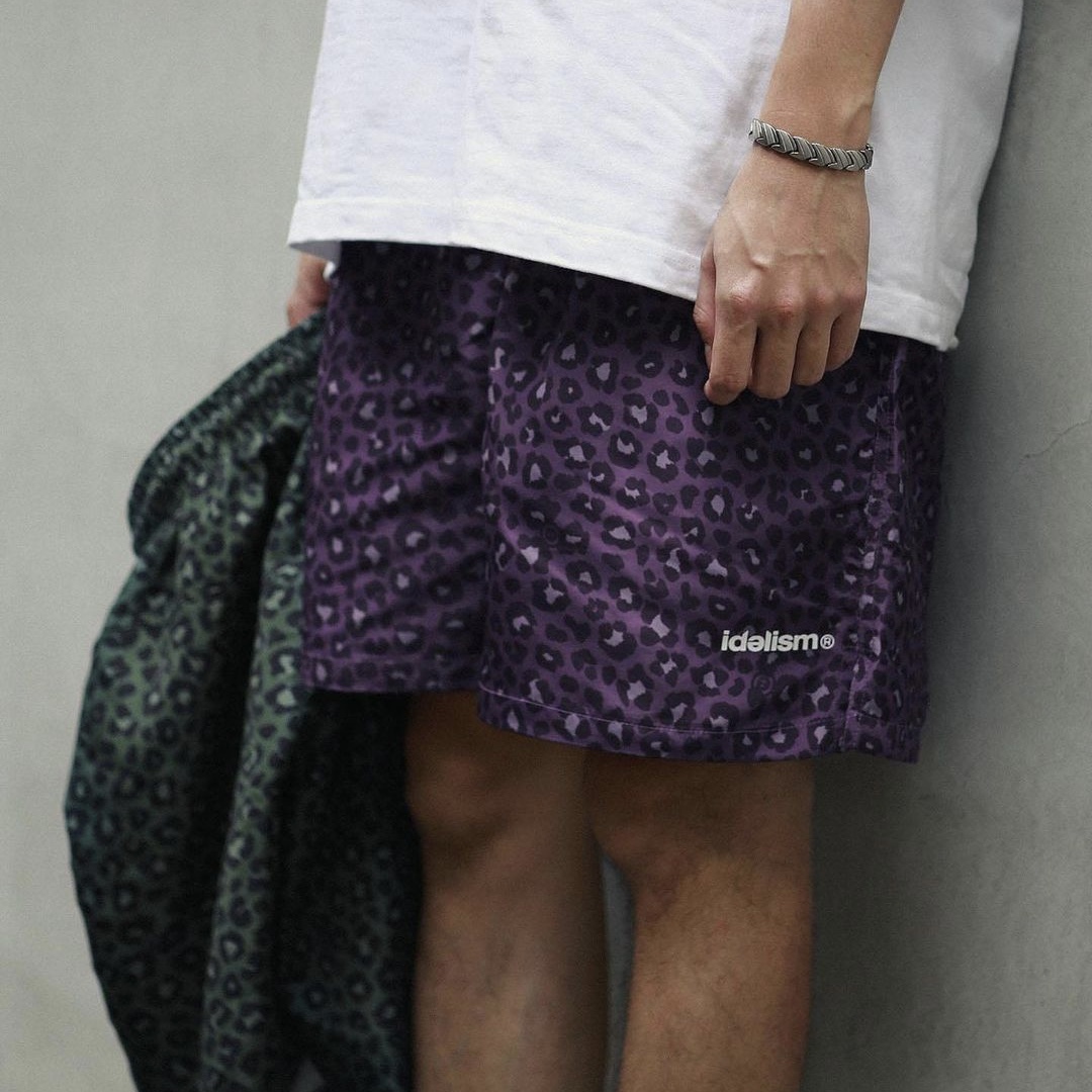 IDEALISM IDE Leopard Print Shorts 短褲 豹紋 抽繩 二色