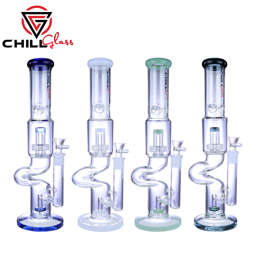 Chill Glass - JLA-16 Glass Bong 玻璃水水煙壺（40cm）