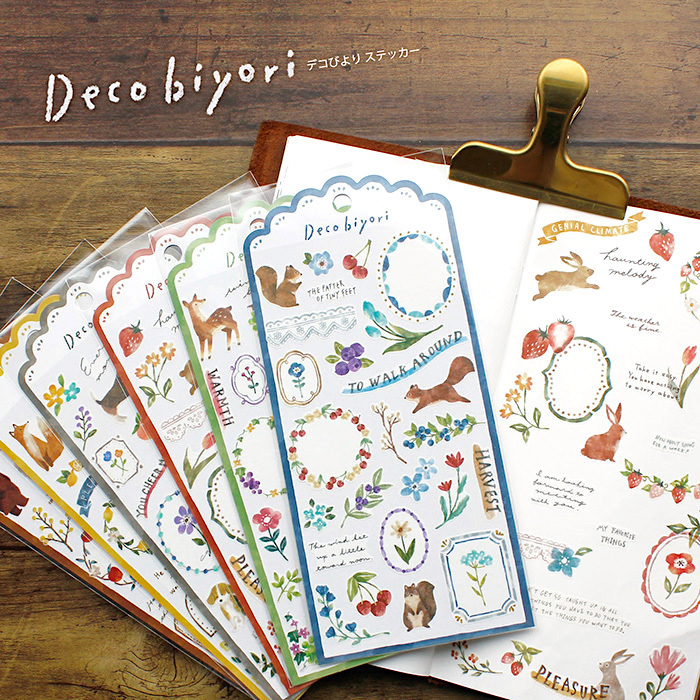 Mind Wave Sticker－Decobiyori Series (Japanese Stationery Brand)