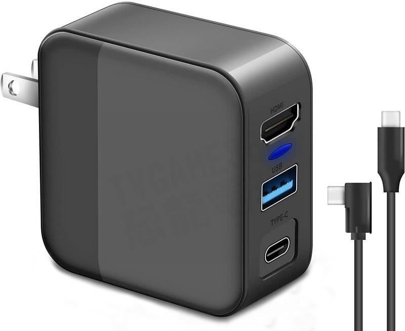 NS HYC 視訊轉接充電插頭 電源+TV轉接器 HYC-TW669