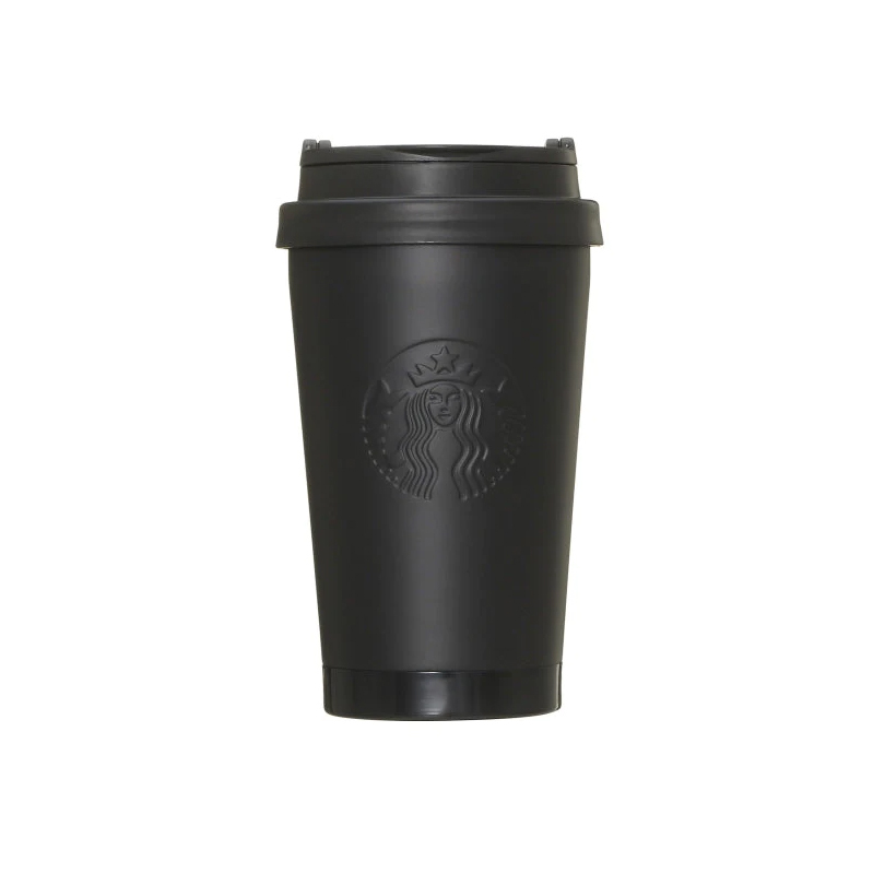 -(C027)-FRAGMENT STARBUCKS MYST STAINLESS STEEL TO GO TUMBLER MAT BLACK 350ML 不鏽鋼 咖啡杯