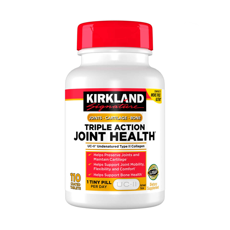 Kirkland Signature Triple Action Joint Health, 110 Coated Tablets