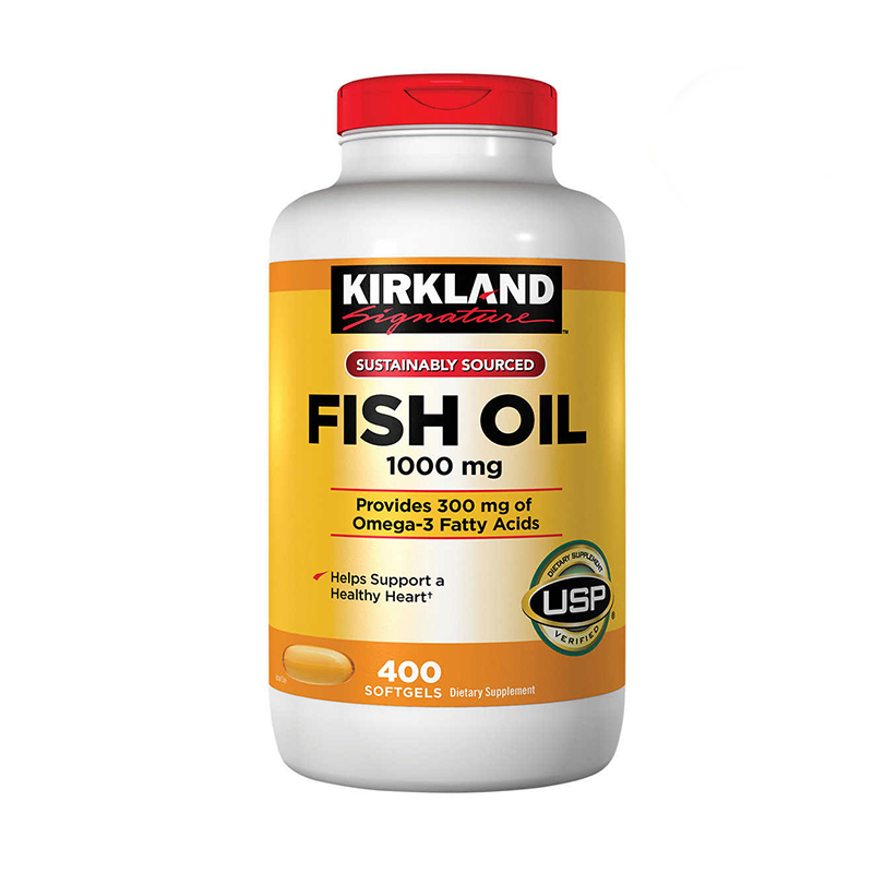 Kirkland Signature Fish Oil 1000 mg., 400 Softgels