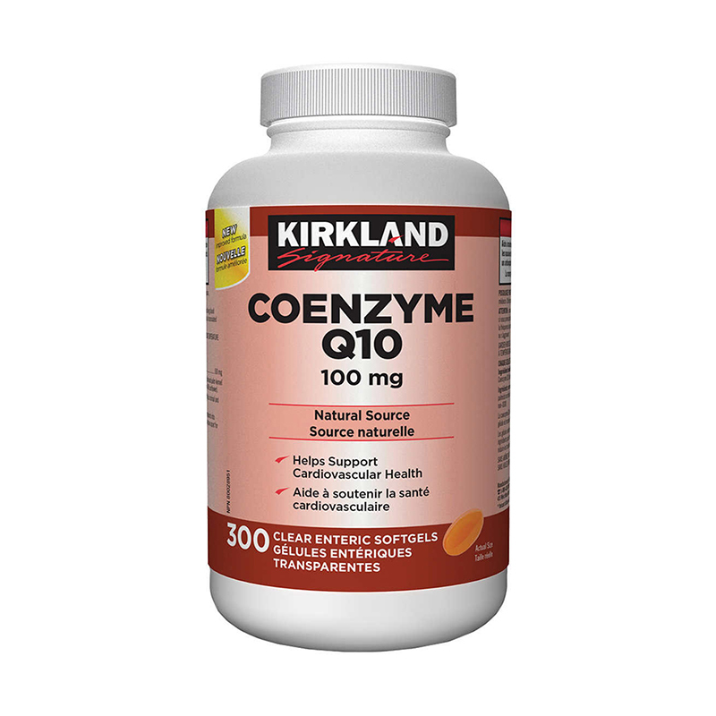 Kirkland Coq 10 100mg , 300 Softgels [EXP：04/2029]