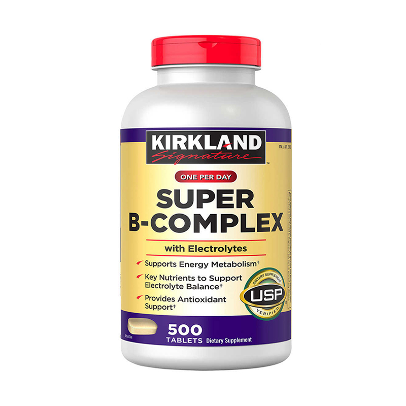 Kirkland Signature Super B-Complex, 500 Tablets