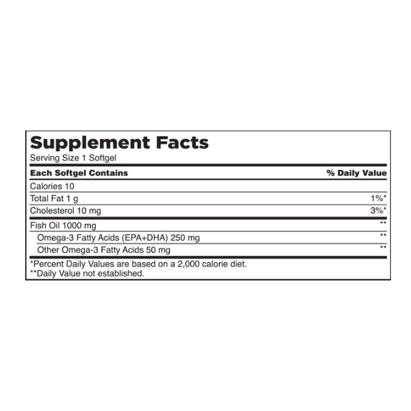 Kirkland Signature Fish Oil 1000 mg., 400 Softgels