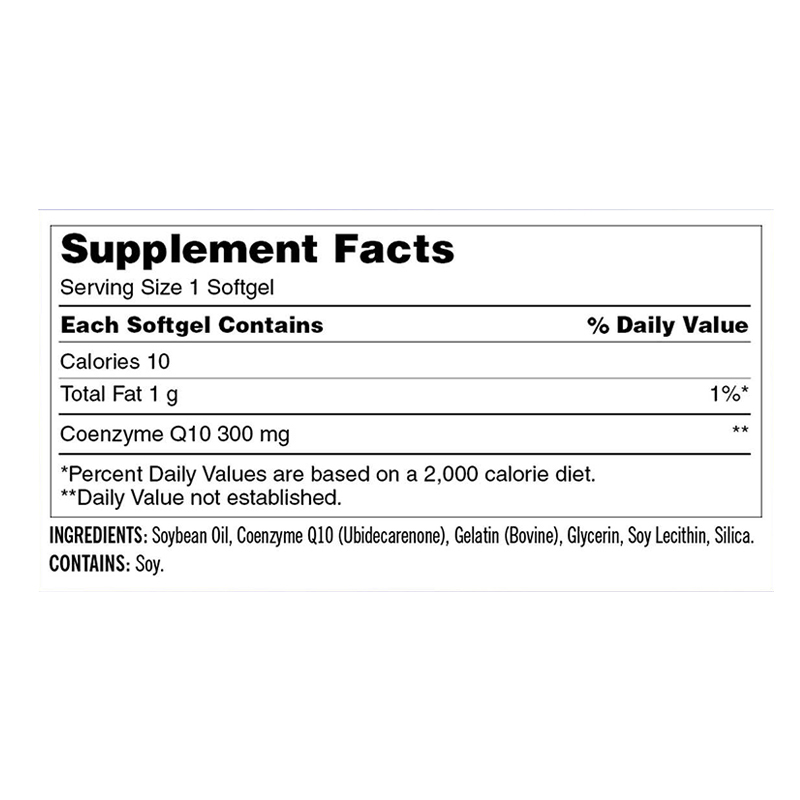 Kirkland Signature CoQ10 300 mg,100 Softgels
