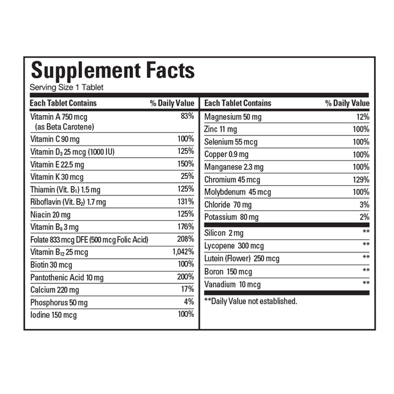 Kirkland Signature Adults 50+ Mature Multi, 400 Tablets