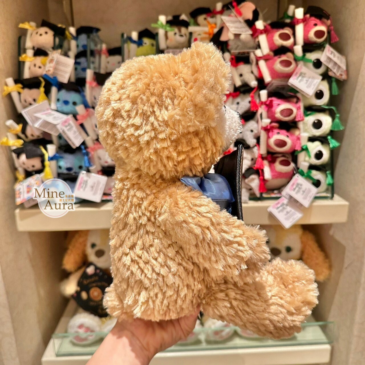 達菲 Duffy 畢業限定 學士帽 紀念 娃娃 玩偶 -香港迪士尼樂園