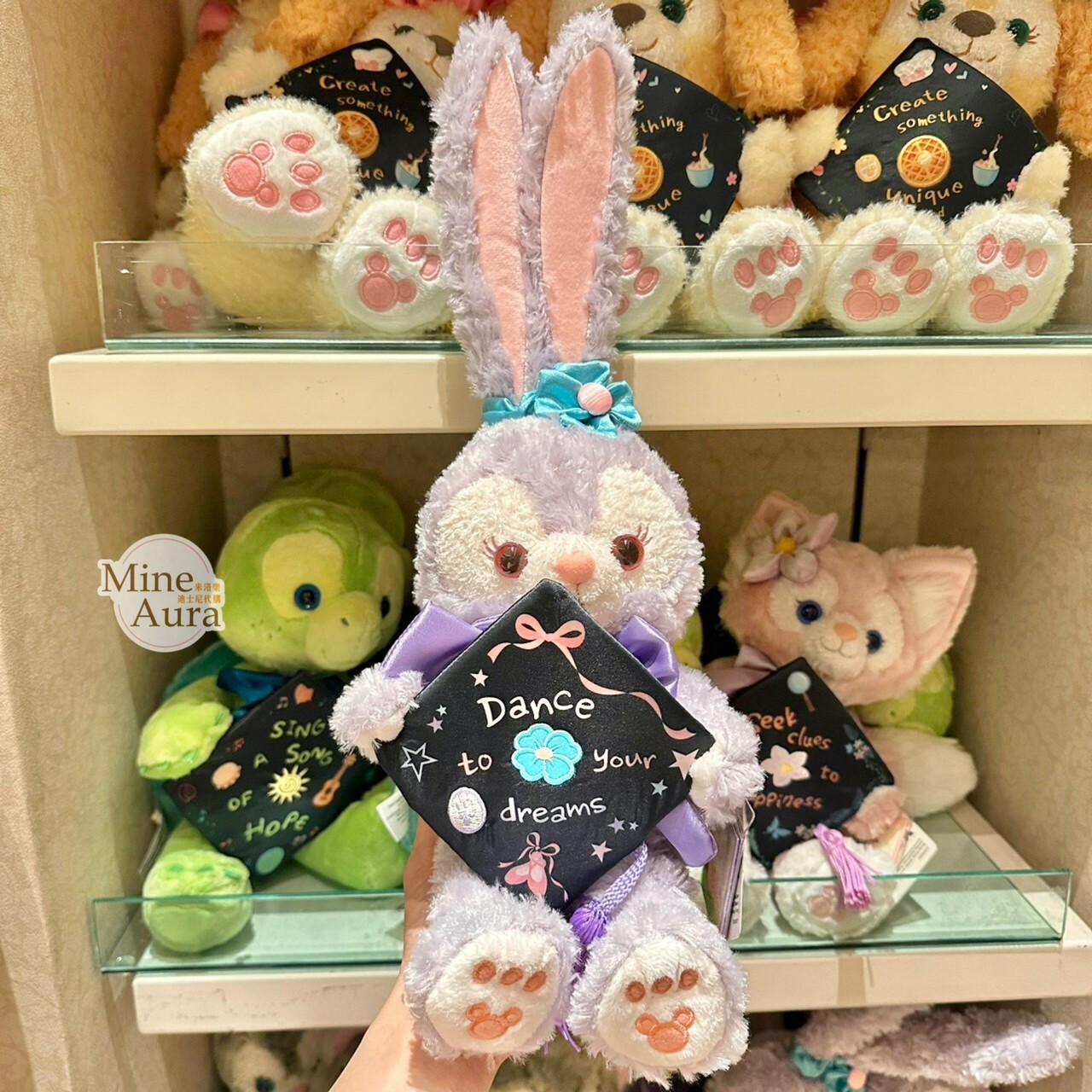 (現貨) 史黛拉露 星黛露 StellaLou 畢業限定 學士帽 紀念 娃娃 玩偶 -香港迪士尼樂園