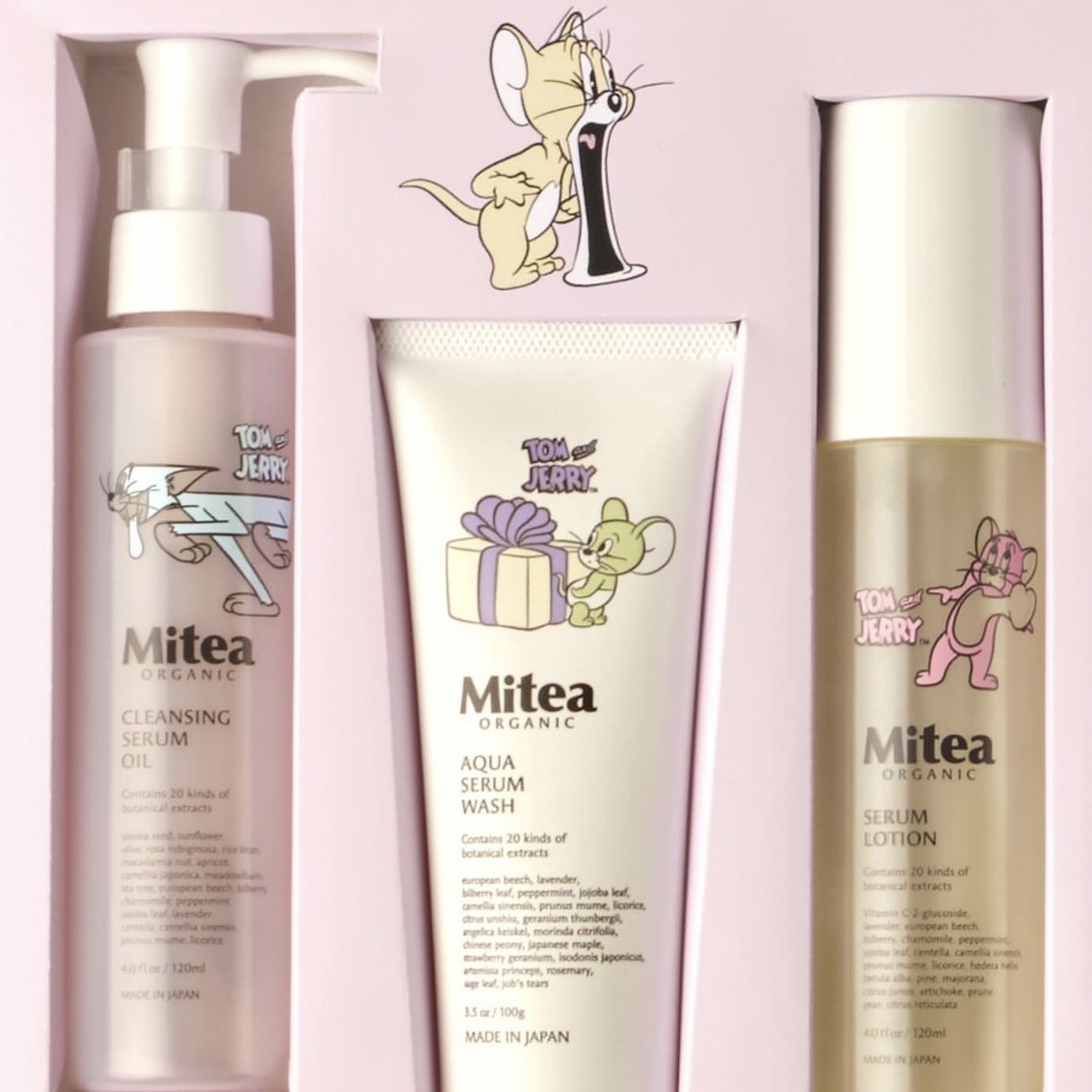 高品質の激安 新品【TOM&JERRY】Mitea ORGANIC Skincare Kit