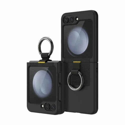 National Geographic Galaxy Z Flip 5 Ring Strap Slim Fit Case NGM-F5RS