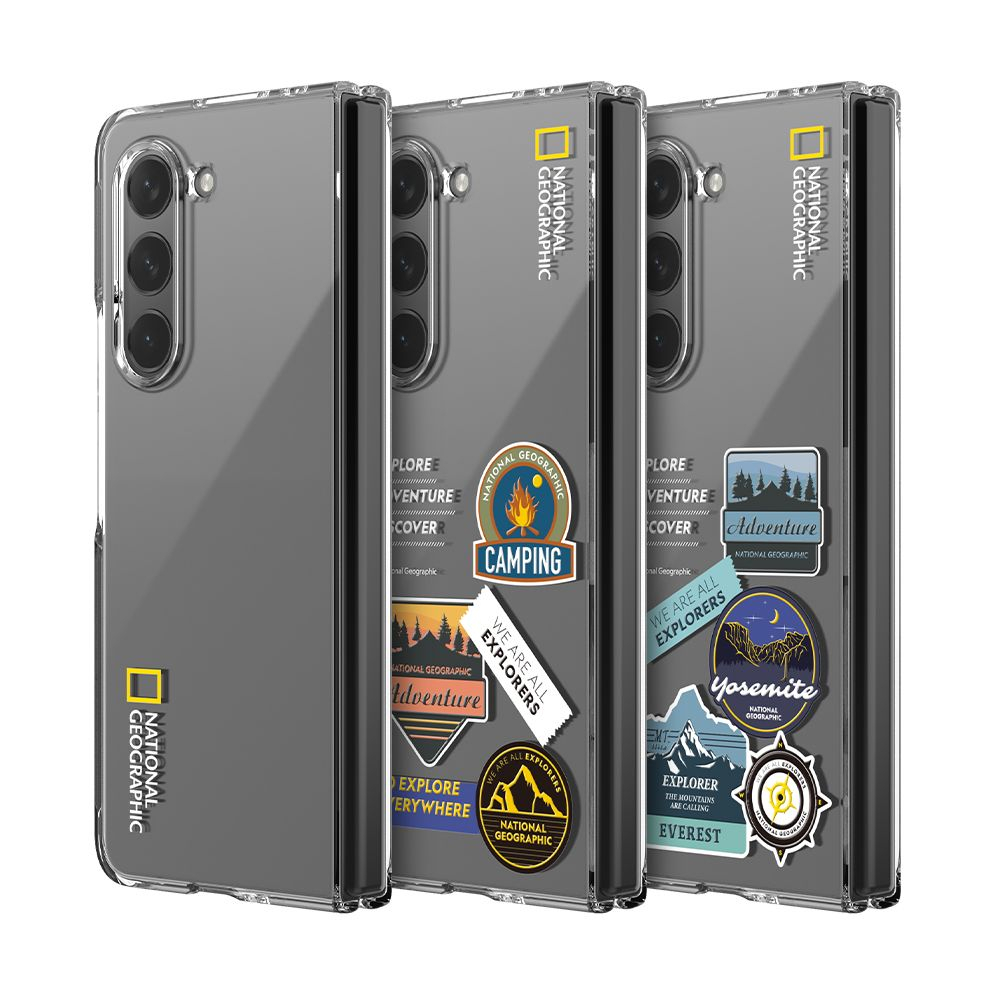 National Geographic Galaxy Z Fold 5 Crystal Slim Fit Case NGM-ZF5C