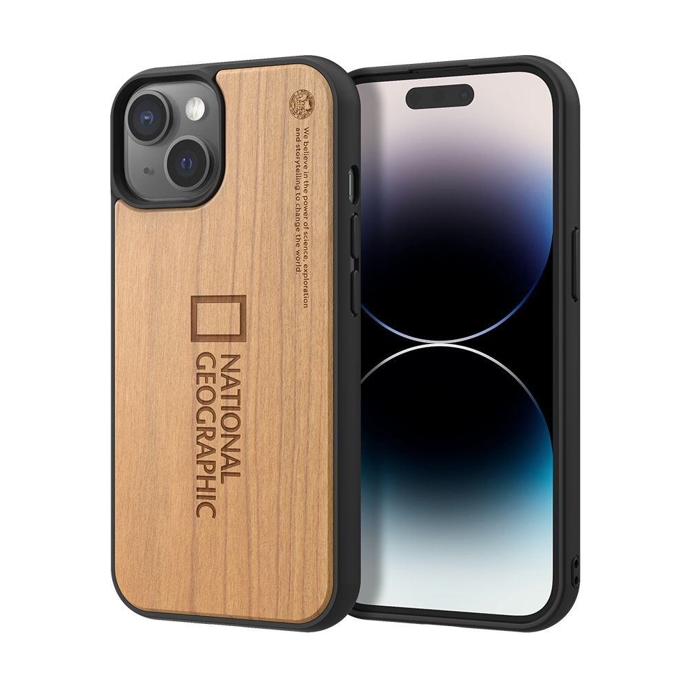 National Geographic iPhone 15 Series Nature Wood Case