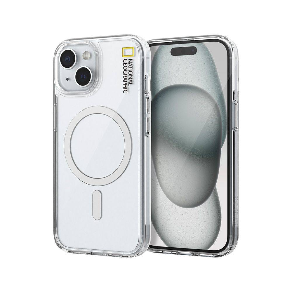 National Geographic iPhone 15 Series MagSafe Clear Case