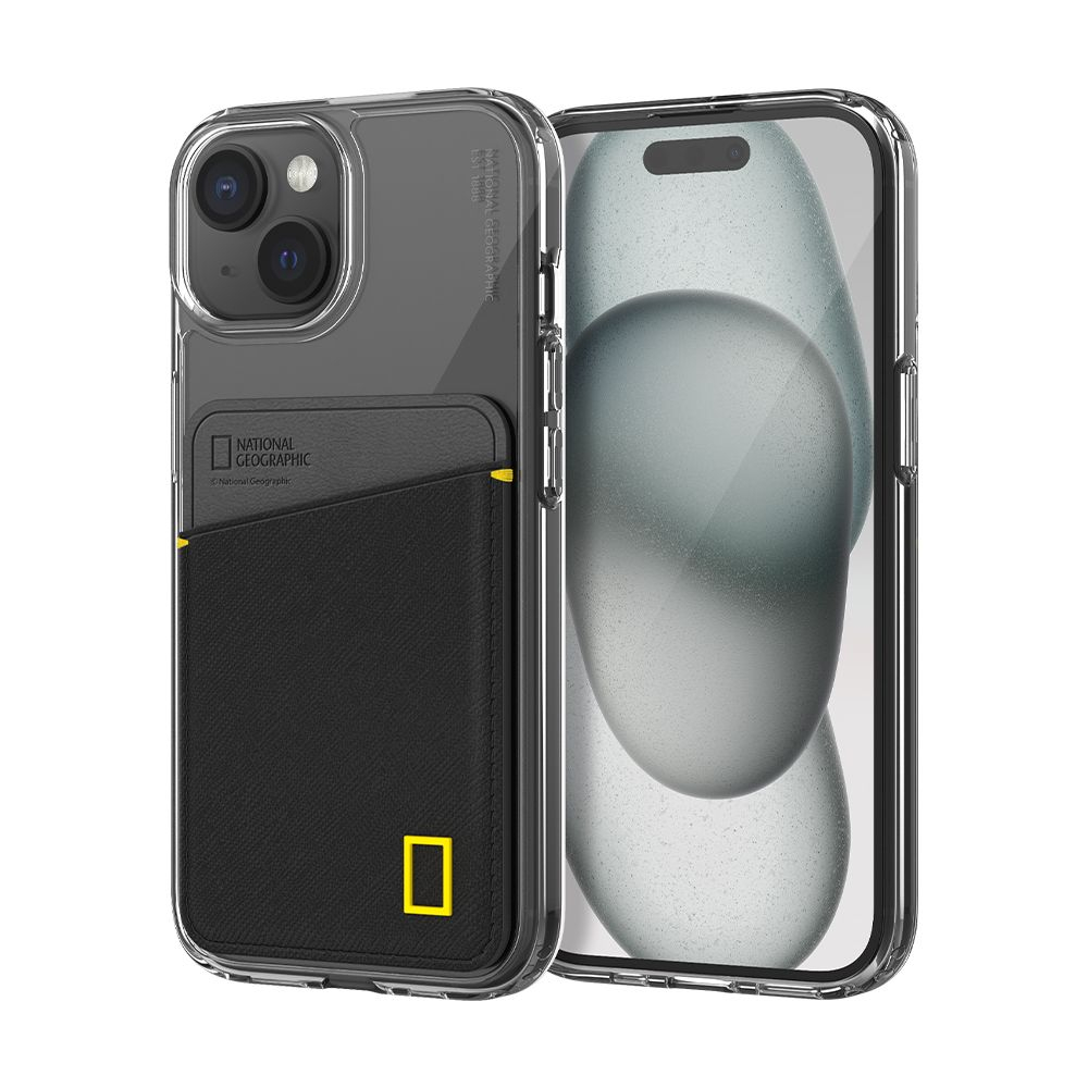 National Geographic iPhone 15 Series Card Pocket Case