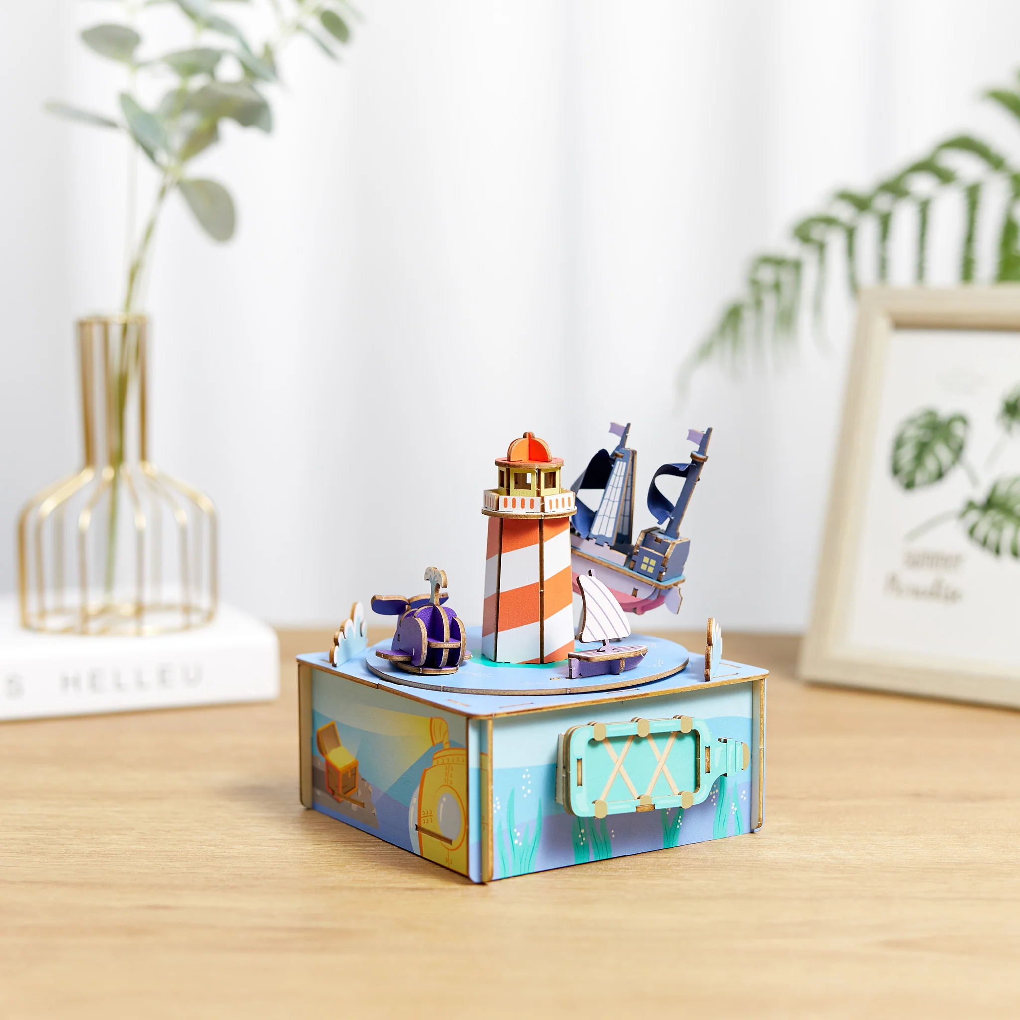 Jigzle 3D Puzzle Musical Box Adventure Series - Ocean Adventure