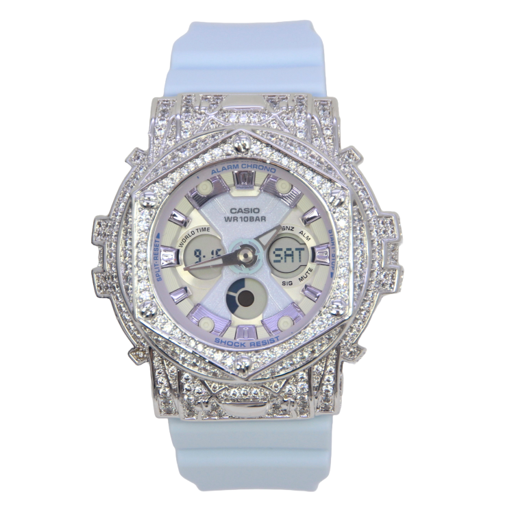 銀色 改裝手錶 BA-130WP-2A - Rokkaku