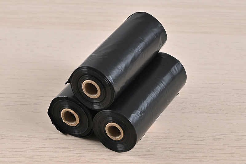 盒用攜帶式垃圾袋補充包/黑 12枚 3入