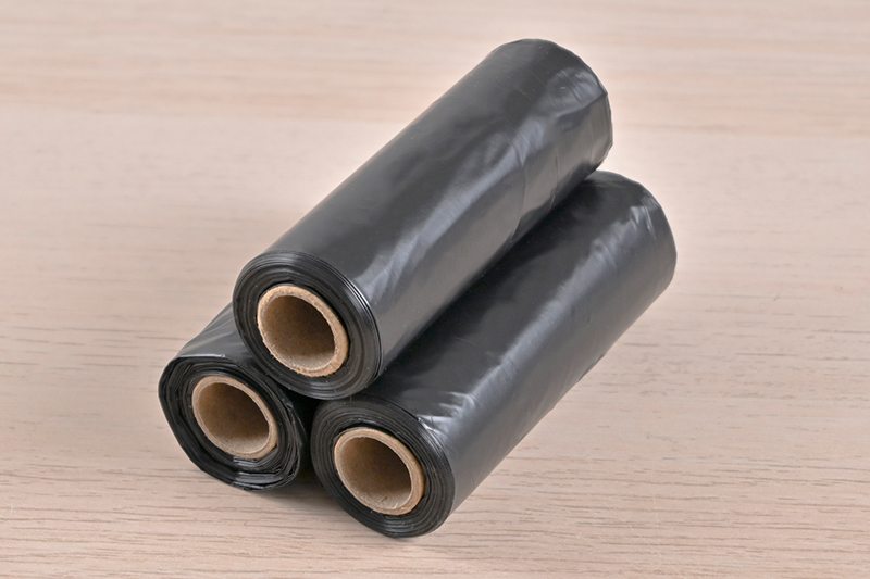 盒用攜帶式垃圾袋補充包/寬黑 8枚 3入