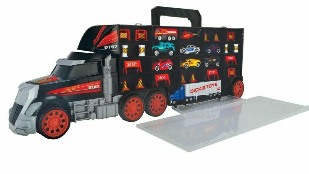《 DICKIE TOYS 城市交通 》 Dickie-大卡車收納盒