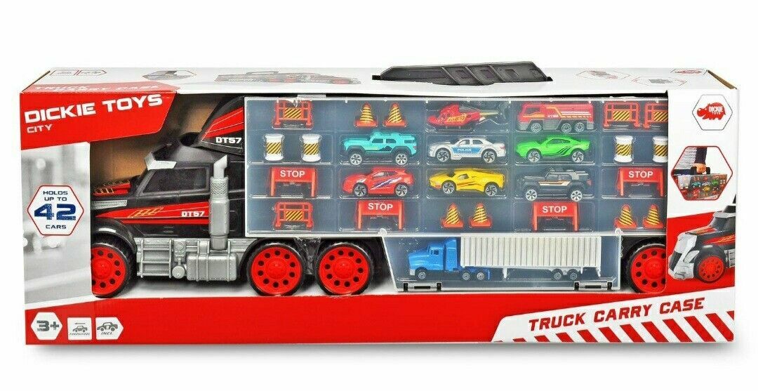 《 DICKIE TOYS 城市交通 》 Dickie-大卡車收納盒