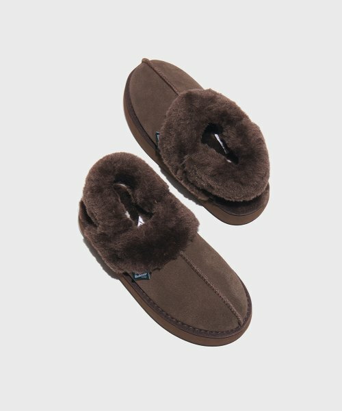 早期完売[Rockfish Weatherwear] CLOUDY FLATFORM FUR SLINGBACK ROCKFISH WEATHERWEAR】CLOUDY FLATFORM FUR SLINGBACK - 5color