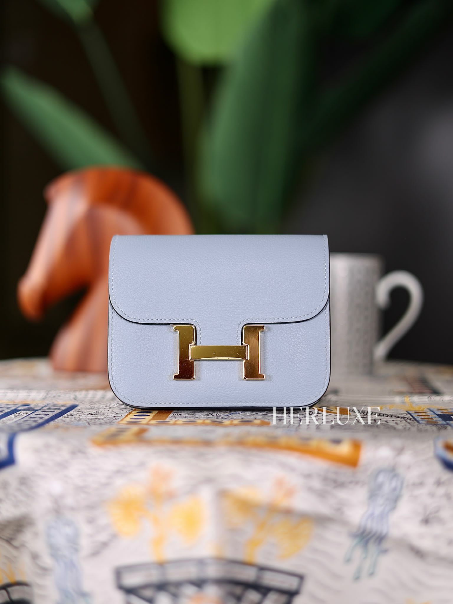 Constance slim J7 blue lin cc evercolor U （二手 98%new）