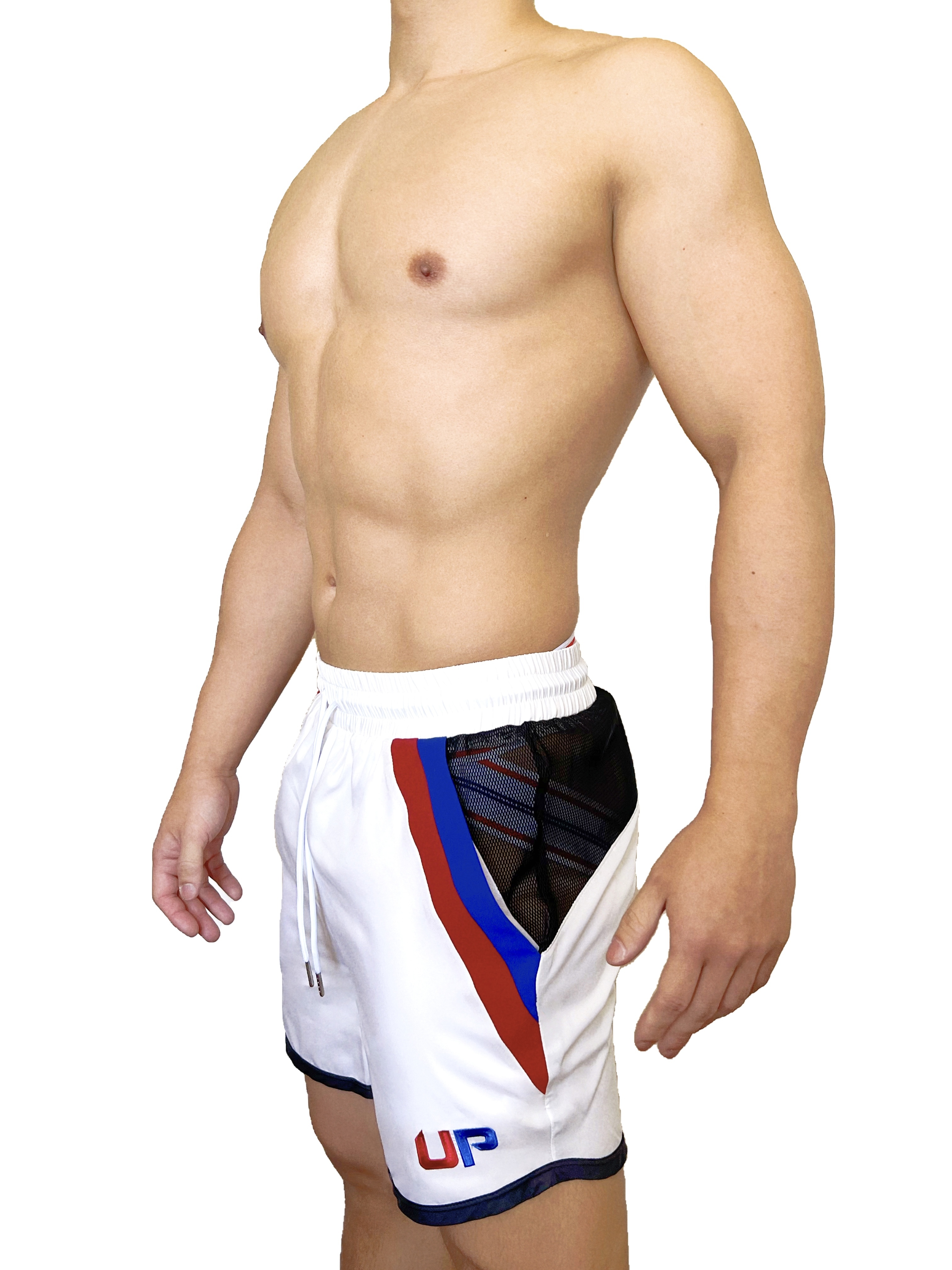 熱賣回歸 - UP For Fun Track 運動褲 白/藍/紅