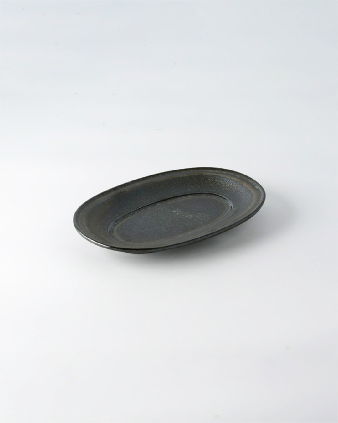 Mariniere 19cm oval plate black｜Studio m'
