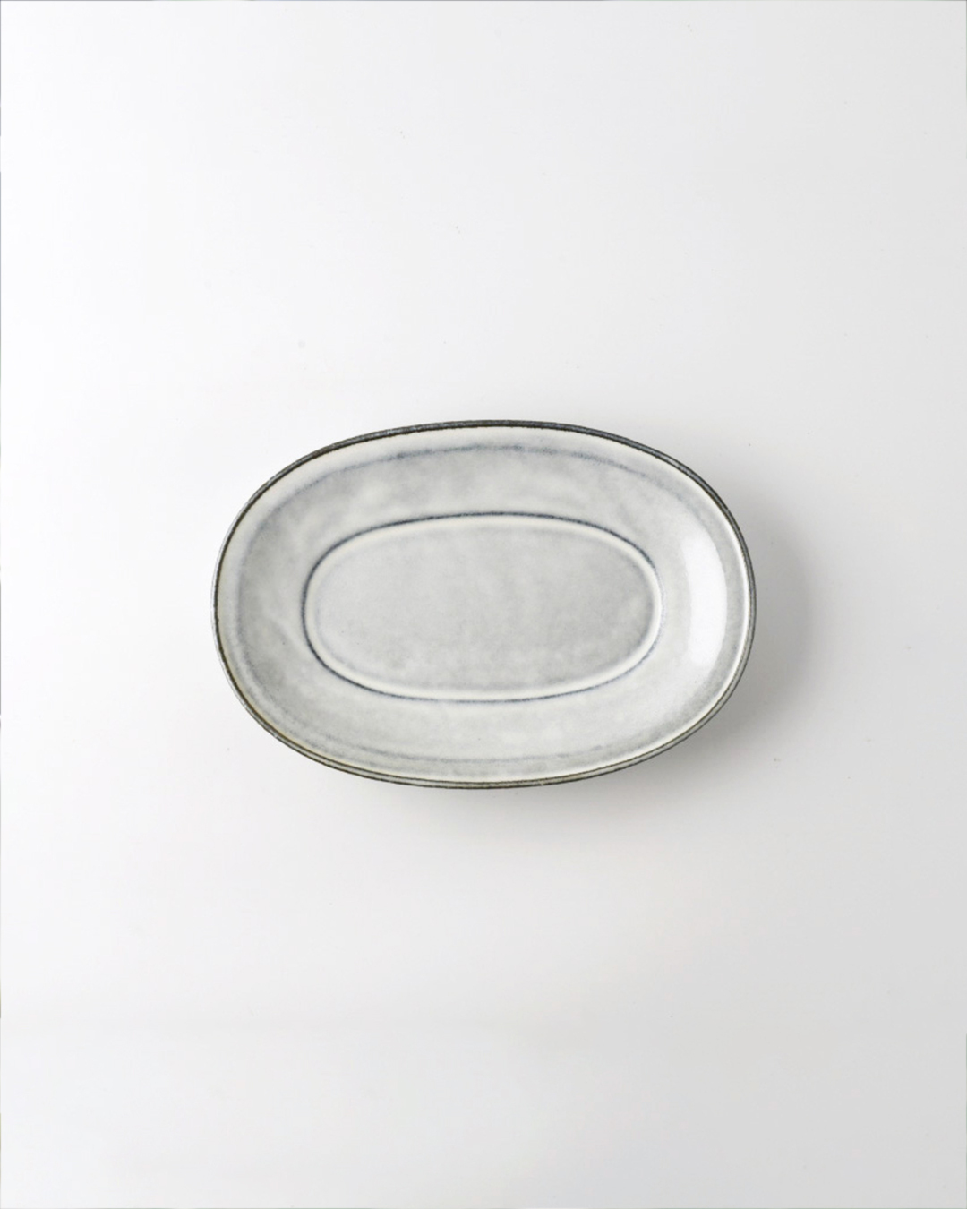 Mariniere 19cm oval plate white｜Studio m'