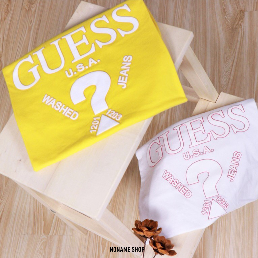 💥出清特價💥 GUESS 立體文字 經典LOGO 短袖上衣 (男款)