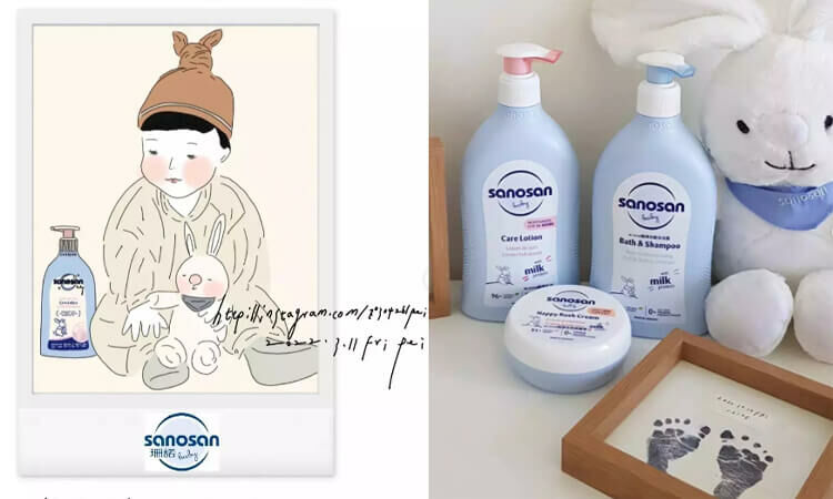 德國珊諾sanosan各大名人推薦愛用，最premium寶寶保養品。嬰兒沐浴乳/泡泡露/嬰兒洗髮精/嬰兒乳液/屁屁膏，以及孕媽咪孕期妊娠霜/羊脂膏