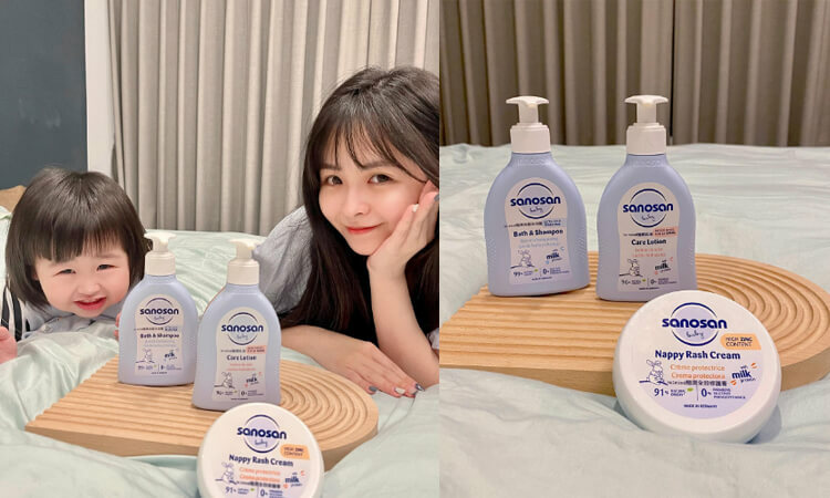 德國珊諾sanosan各大名人推薦愛用，最premium寶寶保養品。嬰兒沐浴乳/泡泡露/嬰兒洗髮精/嬰兒乳液/屁屁膏，以及孕媽咪孕期妊娠霜/羊脂膏