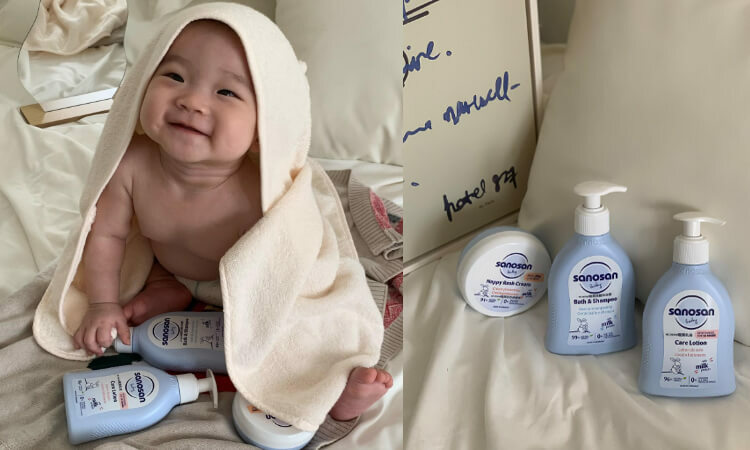 德國珊諾sanosan各大名人推薦愛用，最premium寶寶保養品。嬰兒沐浴乳/泡泡露/嬰兒洗髮精/嬰兒乳液/屁屁膏，以及孕媽咪孕期妊娠霜/羊脂膏