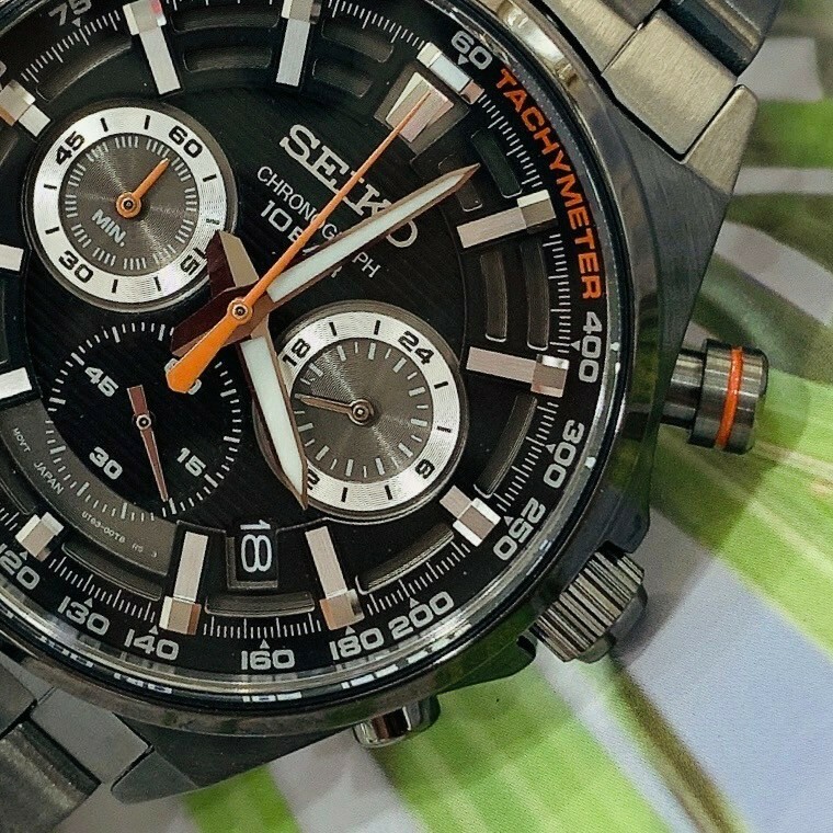 【SEIKO 精工】三眼運動風格 8T63-00T0SD 41mm 現代鐘錶