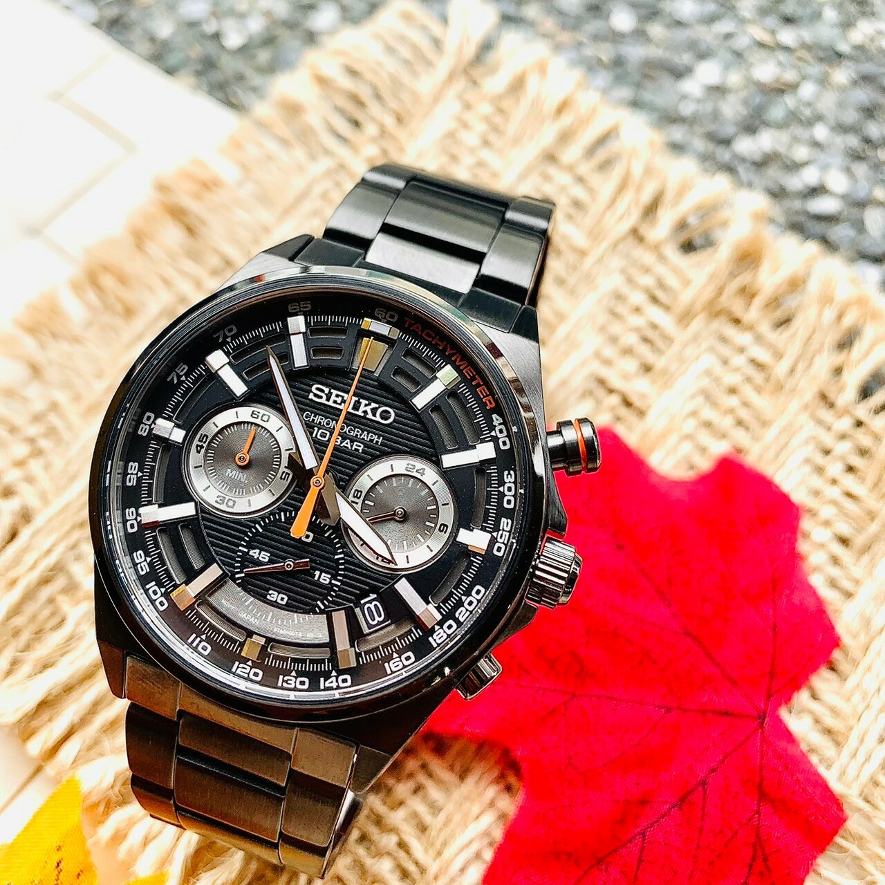 【SEIKO 精工】三眼運動風格 8T63-00T0SD 41mm 現代鐘錶