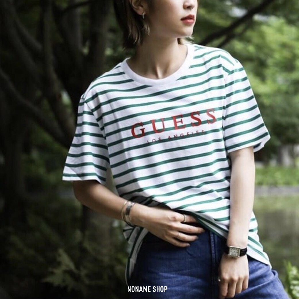 💥出清特價💥 GUESS LOS ANGELES 條紋 TEE (女款)