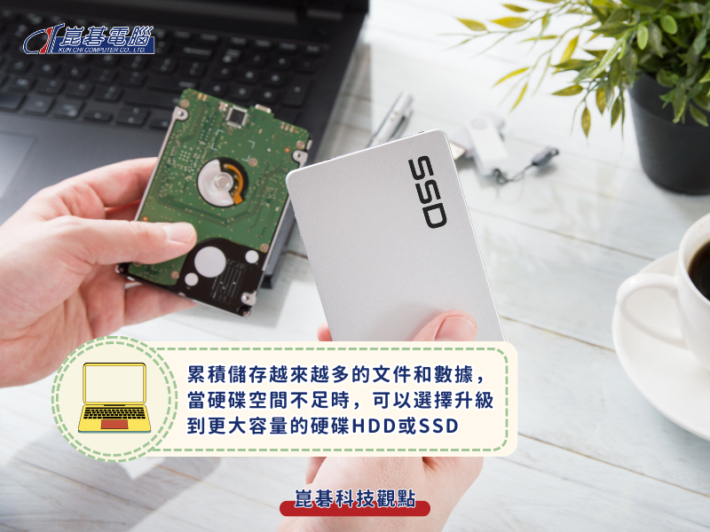 14崑碁電腦_科技觀點_HDD_SSD硬碟升級