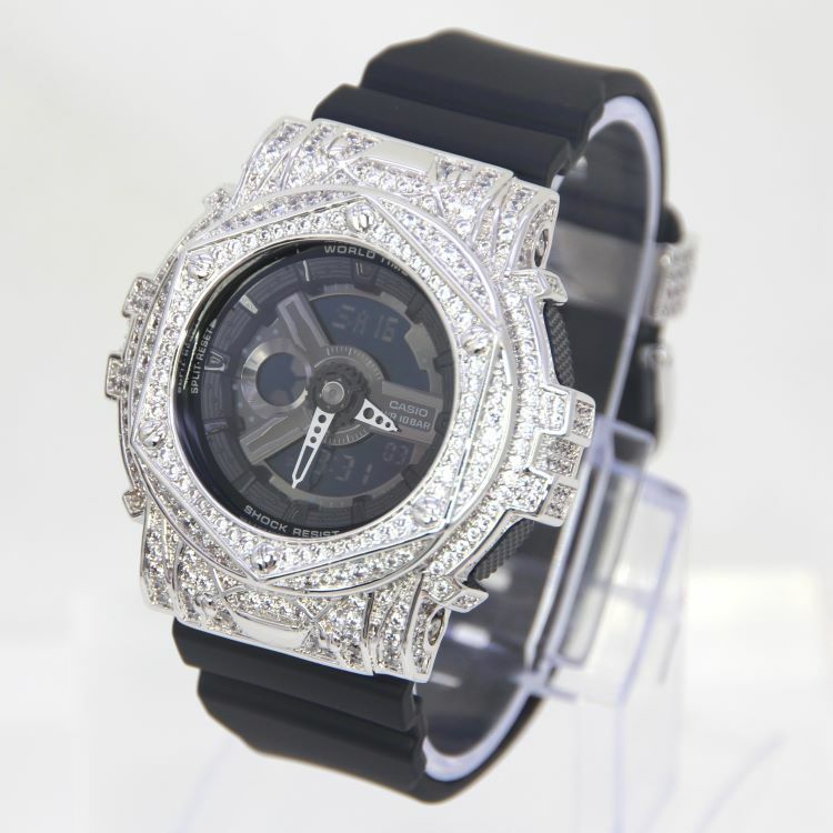 銀色 改裝手錶 BA-110XBC-1A - Rokkaku