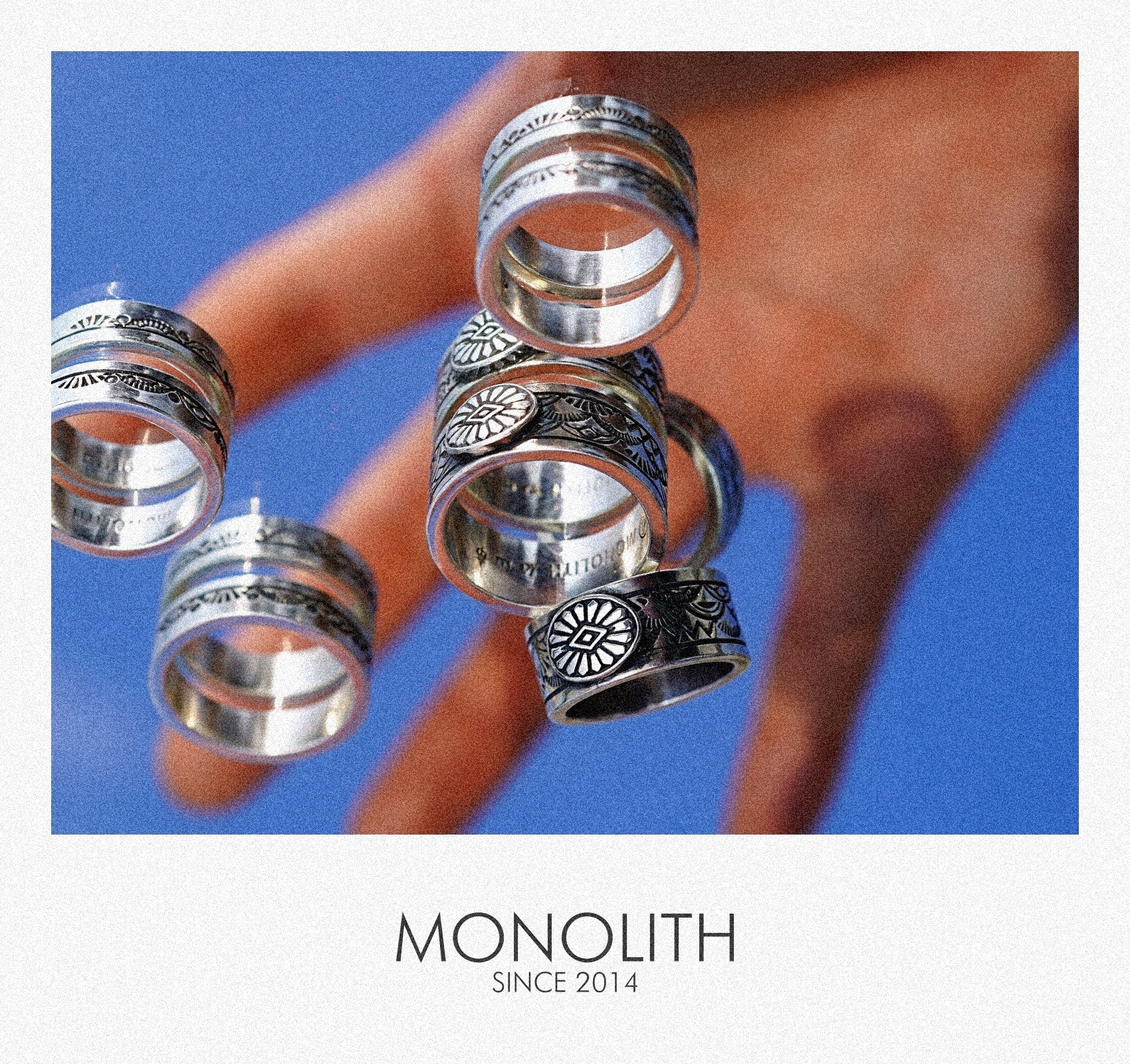 青海波打印【戒指】