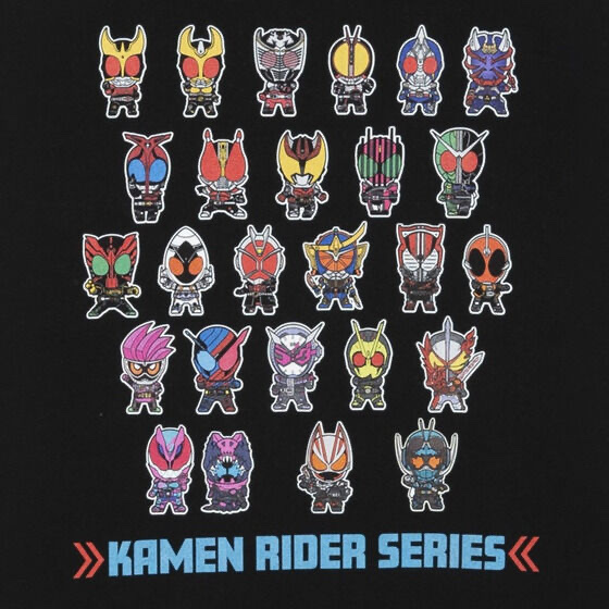 Pbandai 預訂2024/7月 仮面ライダーガッチャード＆仮面ライダーシリーズ　デフォルメ　Tシャツ