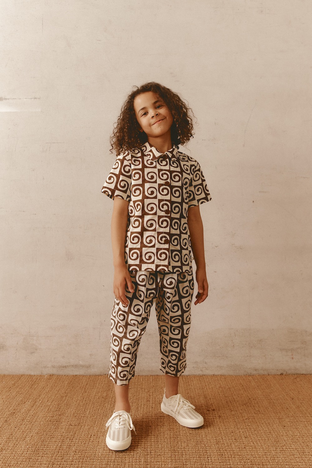 澳洲Alfred 全棉府綢襯衫上衣 - Chocolate