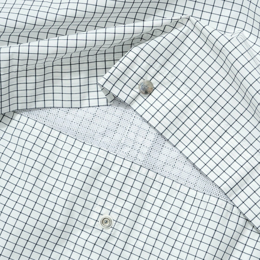 KEBOZ - GRID CHECK BALL SHIRT / 2COLORS