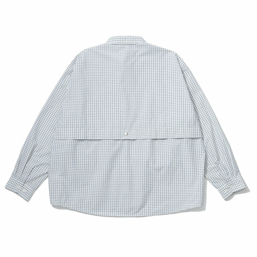 KEBOZ - GRID CHECK BALL SHIRT / 2COLORS