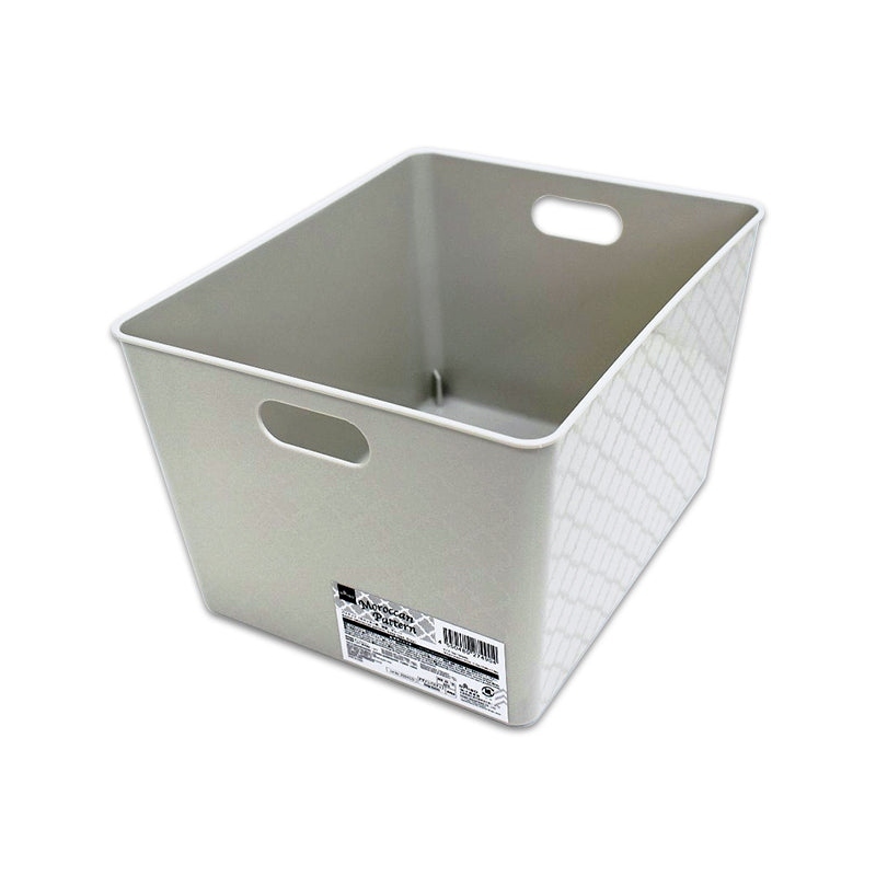 摩洛哥深型收納盒/灰 19.7x14.7x24.4cm