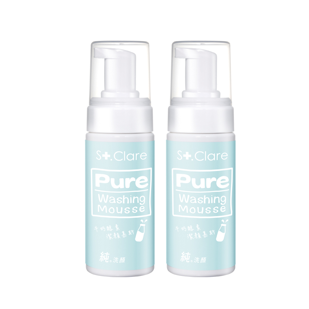 純洗顏牛奶酵素潔顏慕斯150mlx2